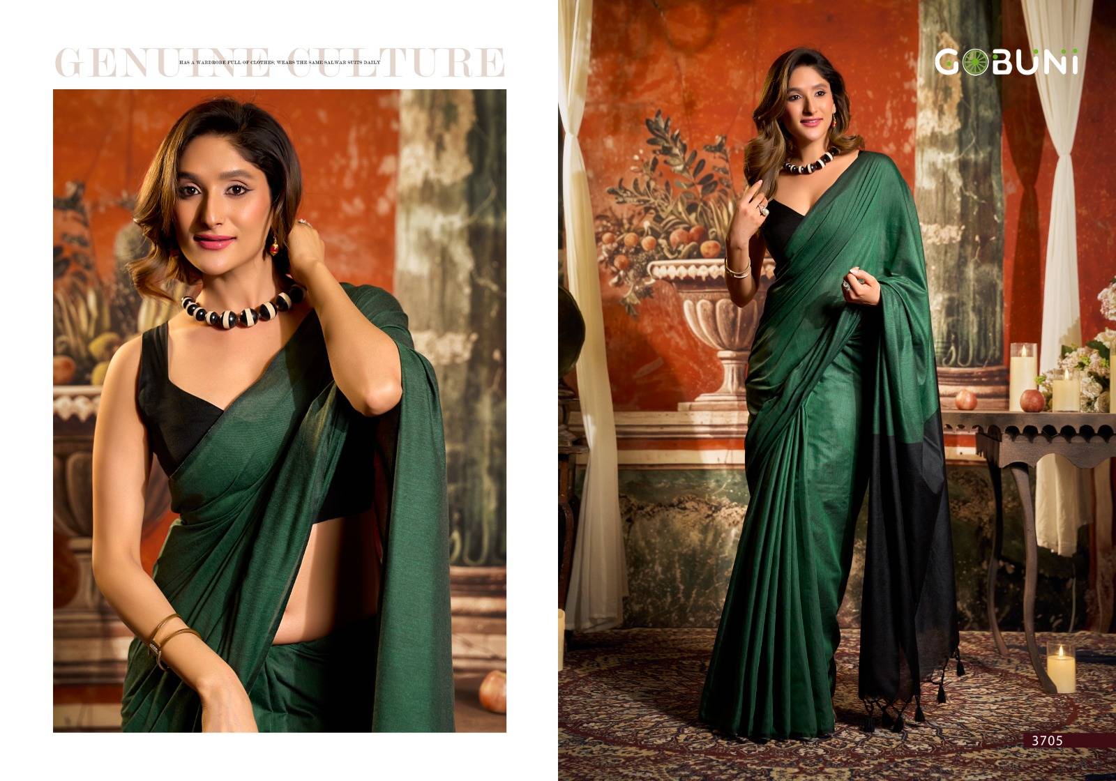 SWATI BY GOBUNI 3701 TO 3708 Series Indian Traditional Wear Collection Beautiful Stylish Fancy Colorful Occasional Wear Cotton Sarees At Wholesale Price